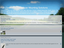 Tablet Screenshot of floattubefishfinder.com